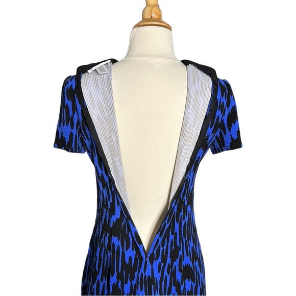 LONDON TIMES Form Fitting Dress Short Sleeve Flounce Dress, 4P - Picture 10 of 15